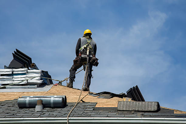 Professional Roof Repair technician working in Milldale, CT